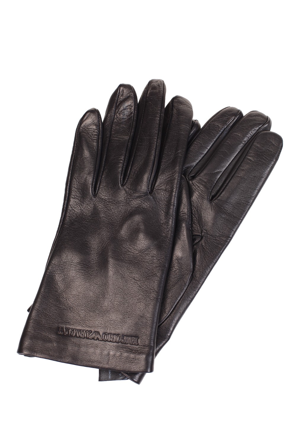 shop EMPORIO ARMANI  Guanti: Emporio Armani guanti in pelle.
Logo ricamato.
Composizione: 100% Pelle.
Fabbricato in Italia.. 624139 CC203-00152 number 3805607
